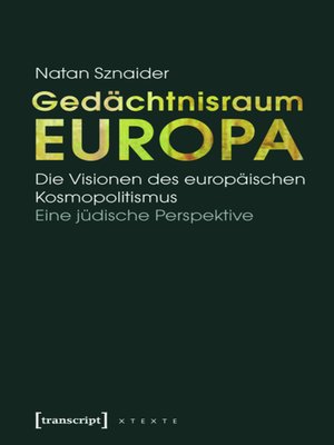 cover image of Gedächtnisraum Europa